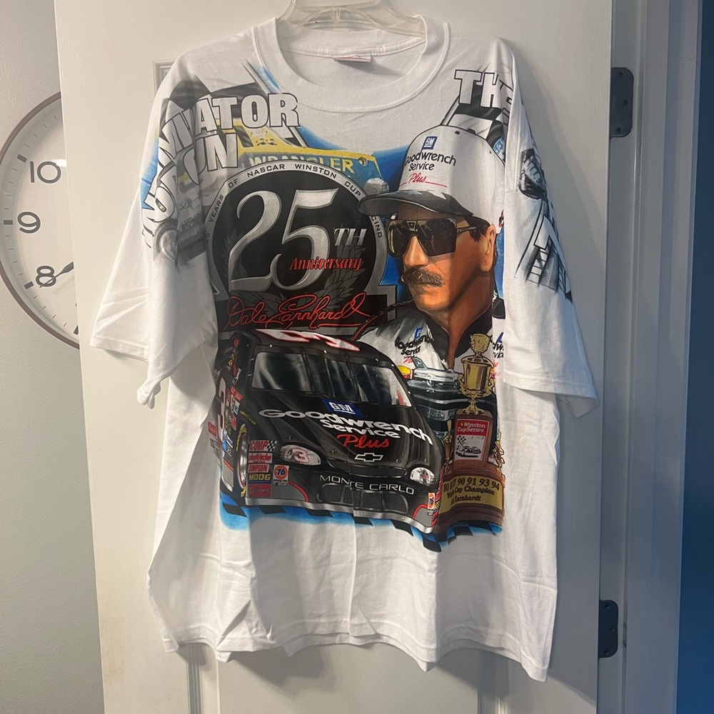 Chase Authentics Dale Earnhardt 25th anniverary Tee size XXL. Made in USA